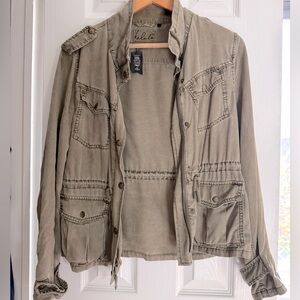 Aritzia Talula Green Utility Jacket XS